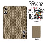 Cute Pretty Elegant Pattern Playing Cards 54 Designs  Front - Club4