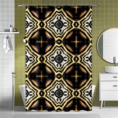 Faux Animal Print Pattern Shower Curtain 48  X 72  (small)  by GardenOfOphir