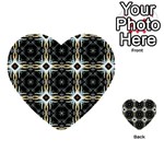 Faux Animal Print Pattern Multi-purpose Cards (Heart)  Front 22