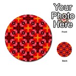 Cute Pretty Elegant Pattern Multi-purpose Cards (Round)  Back 35