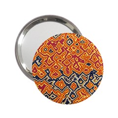 Red Blue Yellow Chaos 2 25  Handbag Mirror by LalyLauraFLM