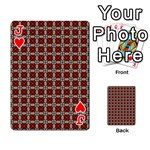 Cute Pretty Elegant Pattern Playing Cards 54 Designs  Front - HeartJ