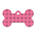 Cute Pretty Elegant Pattern Dog Tag Bone (One Side) Front