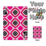 Cute Pretty Elegant Pattern Playing Cards 54 Designs  Front - Spade3
