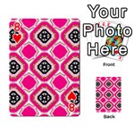 Cute Pretty Elegant Pattern Playing Cards 54 Designs  Front - Heart8