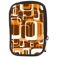 Retro Pattern 1971 Orange Compact Camera Cases by ImpressiveMoments