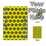 Abstract Knot Geometric Tile Pattern Playing Cards 54 Designs  Front - Joker1