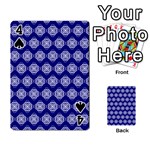 Abstract Knot Geometric Tile Pattern Playing Cards 54 Designs  Front - Spade4