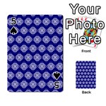 Abstract Knot Geometric Tile Pattern Playing Cards 54 Designs  Front - Spade5