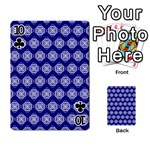 Abstract Knot Geometric Tile Pattern Playing Cards 54 Designs  Front - Club10