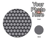 Abstract Knot Geometric Tile Pattern Multi-purpose Cards (Round)  Back 29