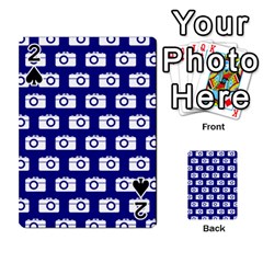 Modern Chic Vector Camera Illustration Pattern Playing Cards 54 Designs  by GardenOfOphir