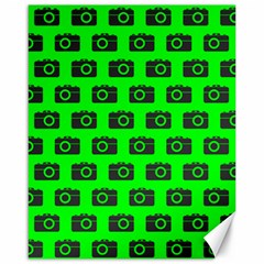 Modern Chic Vector Camera Illustration Pattern Canvas 16  X 20   by GardenOfOphir