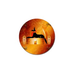 Anubis, Ancient Egyptian God Of The Dead Rituals  Golf Ball Marker by FantasyWorld7