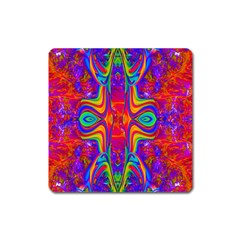 Abstract 1 Square Magnet by icarusismartdesigns