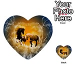 Wonderful Horses Multi-purpose Cards (Heart)  Front 42