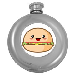 Kawaii Burger Round Hip Flask (5 Oz) by KawaiiKawaii