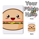 Kawaii Burger Multi-purpose Cards (Rectangle)  Front 38