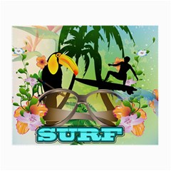 Surfing Small Glasses Cloth by FantasyWorld7