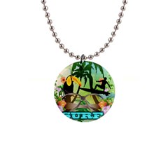 Surfing Button Necklaces by FantasyWorld7