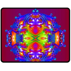 Abstract 6 Fleece Blanket (medium)  by icarusismartdesigns