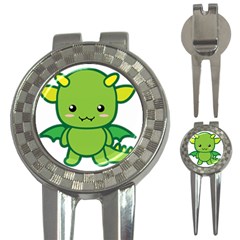 Kawaii Dragon 3-in-1 Golf Divots by KawaiiKawaii