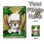 Funny Skull With Sunglasses And Palm Multi-purpose Cards (Rectangle)  Front 39