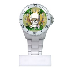 Funny Skull With Sunglasses And Palm Nurses Watches by FantasyWorld7