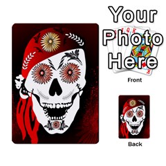 Funny Happy Skull Multi-purpose Cards (rectangle)  by FantasyWorld7