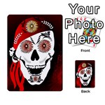 Funny Happy Skull Multi-purpose Cards (Rectangle)  Back 43
