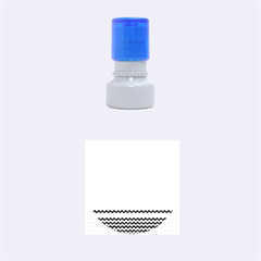Purple Gradient Chevron Rubber Round Stamps (small) by CraftyLittleNodes
