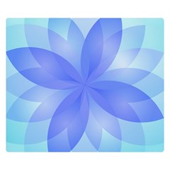 Abstract Lotus Flower 1 Double Sided Flano Blanket (small)  by MedusArt