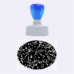 Glitter 1 Rubber Oval Stamps by MedusArt