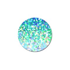 Mosaic Sparkley 1 Golf Ball Marker by MedusArt