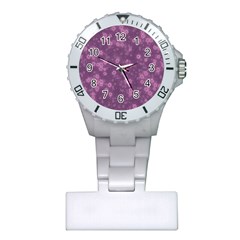 Snow Stars Lilac Nurses Watches by ImpressiveMoments