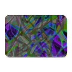Colorful Abstract Stained Glass G301 Plate Mats by MedusArt