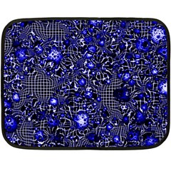 Sci Fi Fantasy Cosmos Blue Fleece Blanket (mini) by ImpressiveMoments