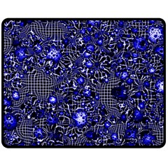 Sci Fi Fantasy Cosmos Blue Fleece Blanket (medium)  by ImpressiveMoments