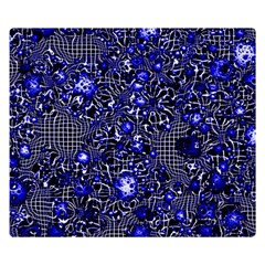 Sci Fi Fantasy Cosmos Blue Double Sided Flano Blanket (small)  by ImpressiveMoments