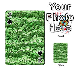 Alien Skin Green Playing Cards 54 Designs  by ImpressiveMoments