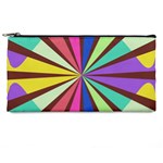 Rays in retro colors Pencil Case Front