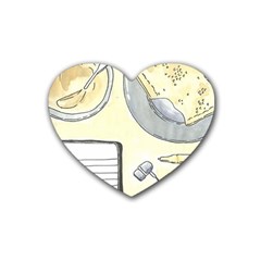Tearespite Heart Coaster (4 Pack)  by northerngardens