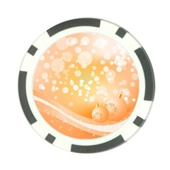 Wonderful Christmas Design With Sparkles And Christmas Balls Poker Chip Card Guards (10 Pack)  by FantasyWorld7