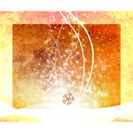 Wonderful Christmas Design With Snowflakes  Deluxe Canvas 14  x 11  14  x 11  x 1.5  Stretched Canvas