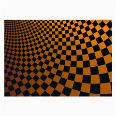 Abstract Square Checkers  Large Glasses Cloth (2-side) by OZMedia