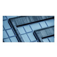 Abstract View Of Modern Buildings Satin Shawl by OZMedia