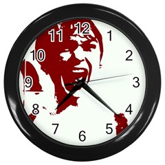 Psycho Wall Clocks (black) by icarusismartdesigns