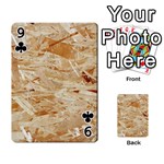 OSB PLYWOOD Playing Cards 54 Designs  Front - Club9