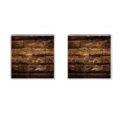 Dark Stained Wood Wall Cufflinks (square) by trendistuff