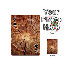 Cross Section Of An Old Tree Playing Cards 54 (mini)  by trendistuff